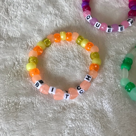3-Pack Rave Kandi💜🤍💛 - Picture 3 of 4